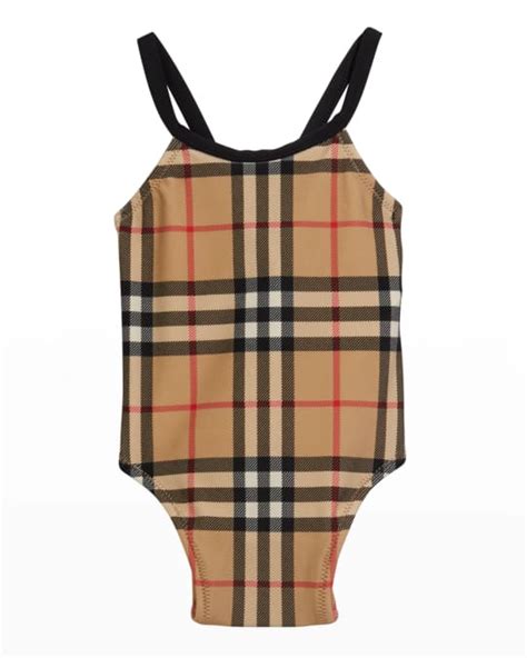 NWT 5 Authentic Burberry Girl's Crina Signature Check One 